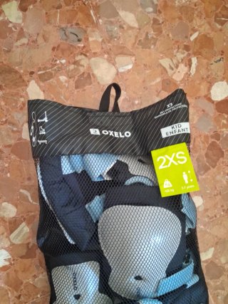 Conjunto protecciones Oxelo infantil 2XS