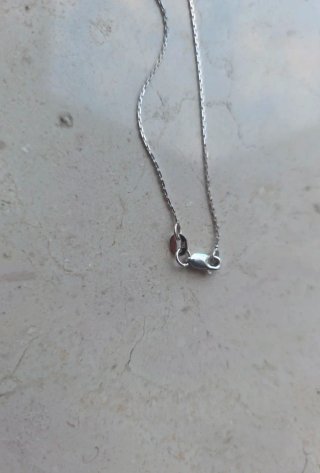 Collana Crocifisso Oro Bianco 18kt 750