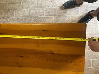 Escritorio madera maciza armario y cajones