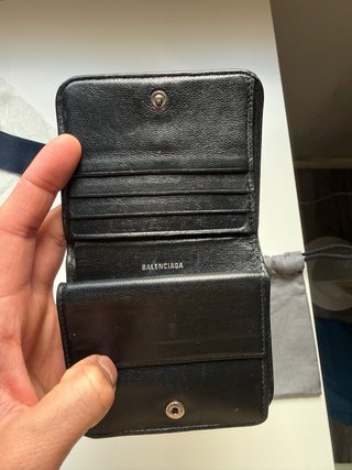 Cartera Balenciaga Original Negra/Gris