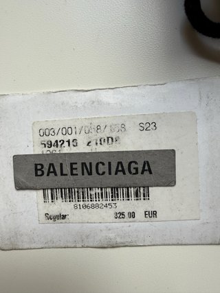 Cartera Balenciaga Original Negra/Gris