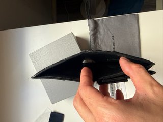 Cartera Balenciaga Original Negra/Gris