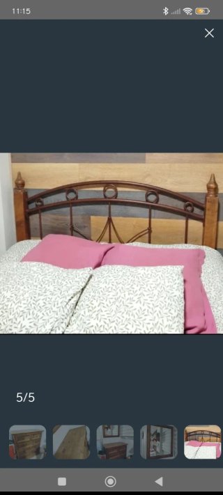 Mueble mexicano madera y cristal