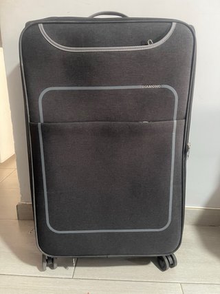 Maleta de viaje trolley Diamond negra