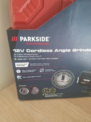 Parkside Performance 12V Amoladora 76mm