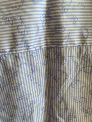 Camisa Cortefiel algodon Estampado Celeste