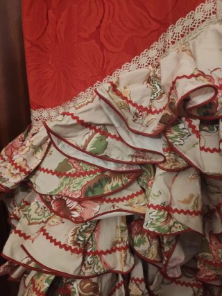 Vestido de flamenca con volantes