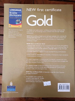 New First Certificate Gold Coursebook