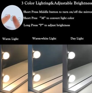 Espejo Tocador con Luces LED