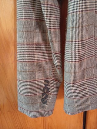 Chaqueta hombre cuadros SHEIN Talla S