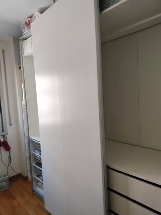 Armario IKEA PAX 2m puertas correderas blanco