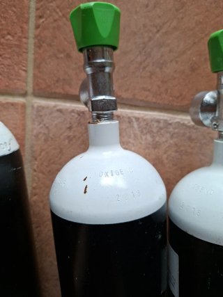 3 Botellas de Oxígeno
