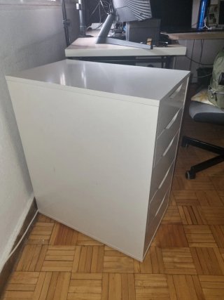 Cajonera IKEA ALEX blanca 5 cajones