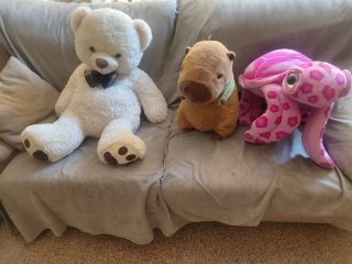 3 peluches de oso