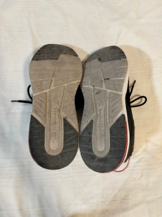 Zapatillas Champion Negras y Rojas 44