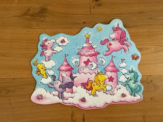 Puzzle XL Haba 20 piezas Unicornios