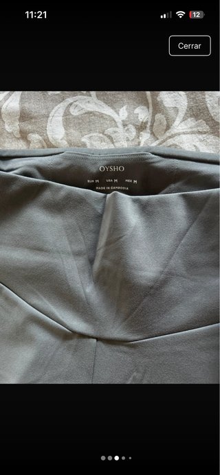 Oysho leggins high rise Comfortlux gris M