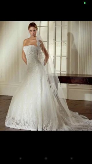 Vestido de Novia Blanco Sirena