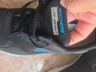 Zapatillas Skechers Negras y Azules