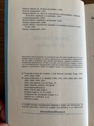 Breve historia de España