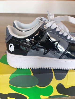 Zapatillas Bape Grises y Negras " calidad top"