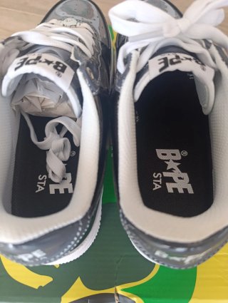 Zapatillas Bape Grises y Negras " calidad top"