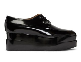 Zapatos Oxford Clergerie Charol Negro Talla 40