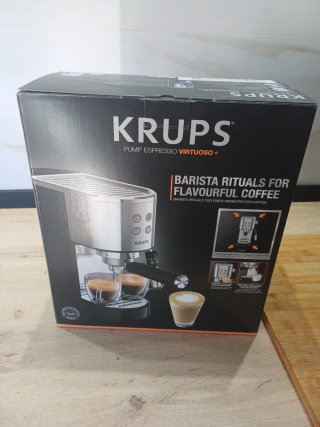 Cafetera Krups Plata