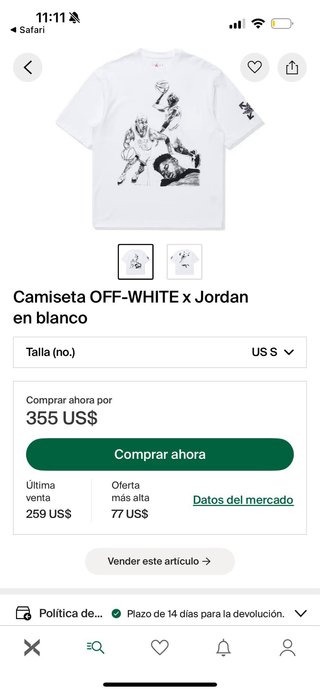 Camiseta Off-White x Jordan