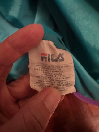 Giacca Fila Vintage 2 in 1 con cappuccio