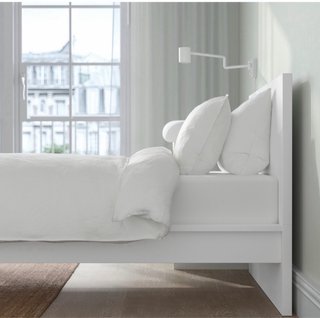 Estructura cama blanca 90x200cm y somier incluido