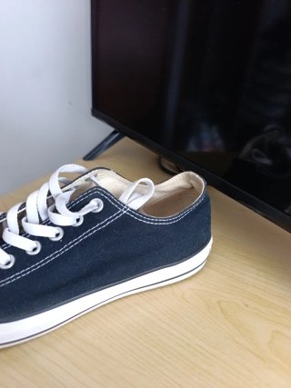 Converse bajas negras