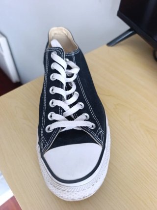 Converse bajas negras