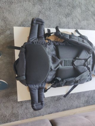 Mochila IMCASE beige y negra