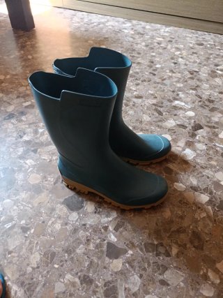 Botas de agua verdes