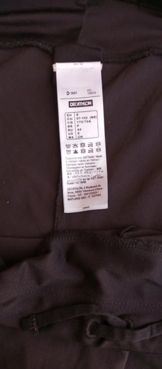 Pantalón deportivo mujer Kalenji negro