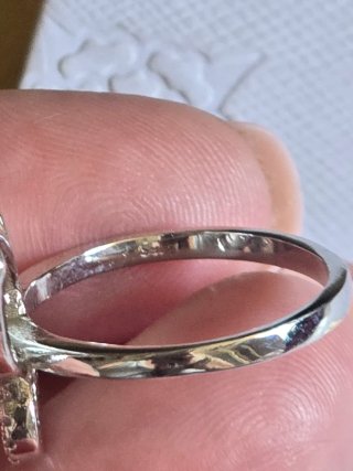 Anillo Guess Mariposa Dorado y Plateado 925