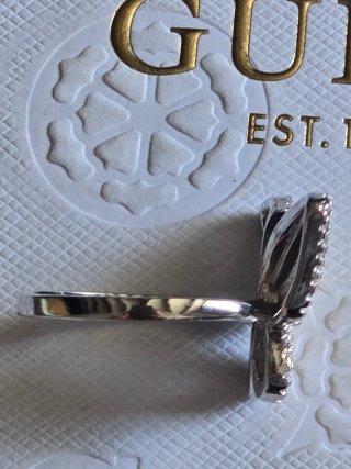 Anillo Guess Mariposa Dorado y Plateado 925