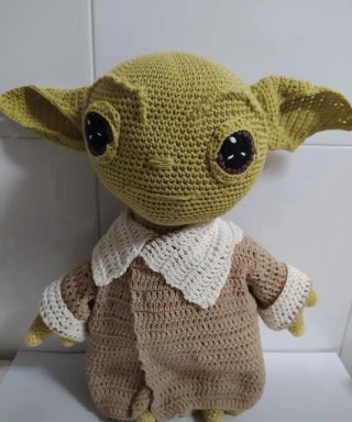 Yoda Gigante Crochet