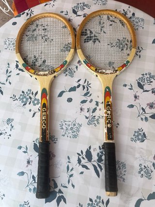 4 Raquetas de Tenis vintage - Spalding Contender