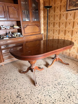 Mesa de madera maciza