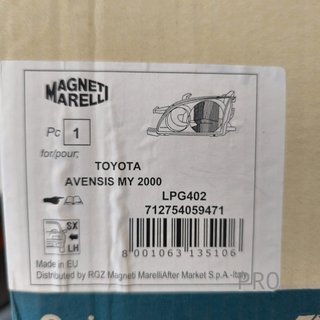 FARO IZQUIERDO TOYOTA AVENSIS NUEVO LPG402