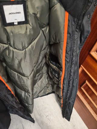 Abrigo Jack & Jones Negro Talla XXL