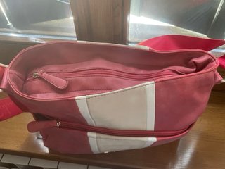 Borsa renato balestra donna rossa e beige