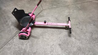 Hoverboard rosa con silla