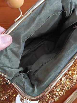 Lote 2 bolsos clutch lentejuelas