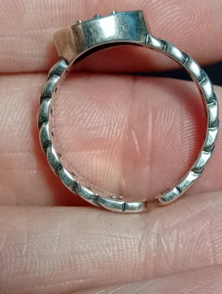 Anillo Plata Ley números romanos