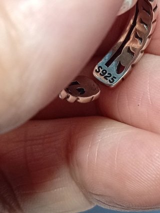 Anillo Plata Ley números romanos
