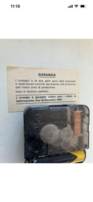 Orologio da parete Topolino e Minnie Disney '70