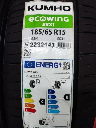 Neumáticos Kumho Ecowing ES31 185/65 R15 88H
